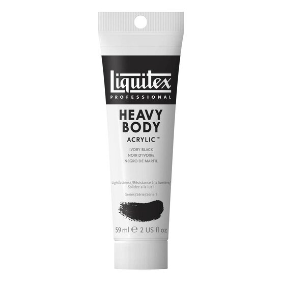 Liquitex Professional Ivory Black Heavy Body Acrylic 59ml image number 1