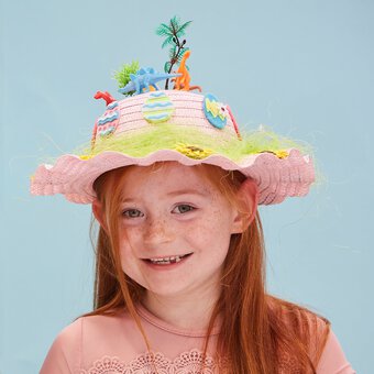 How to Make a Dinosaur Easter Bonnet