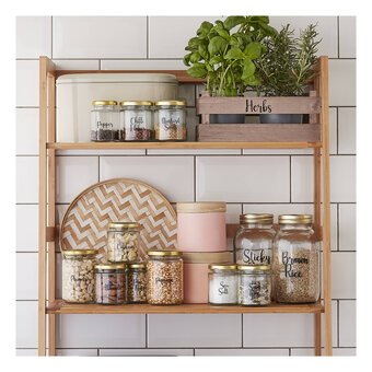 Clear Round Glass Jars 200ml 12 Pack