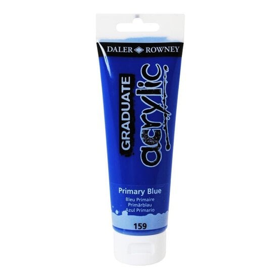 Daler-Rowney Graduate Primary Blue Acrylic Paint 120ml image number 1