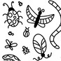 Free Bugs Colouring Download image number 1