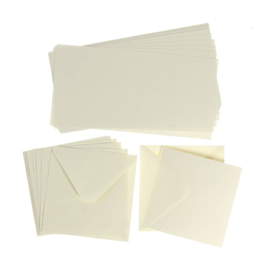 Ivory Cards  6 x 6 Inches 50 Pack image number 3