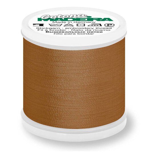 Madeira Saddle Brown Cotona 30 Thread 200m (677) image number 1