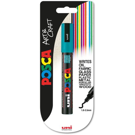 Uni-ball Emerald Green Posca Marker PC-5M image number 3