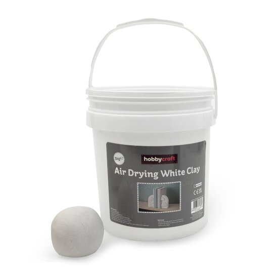White Air Drying Clay 5kg image number 1