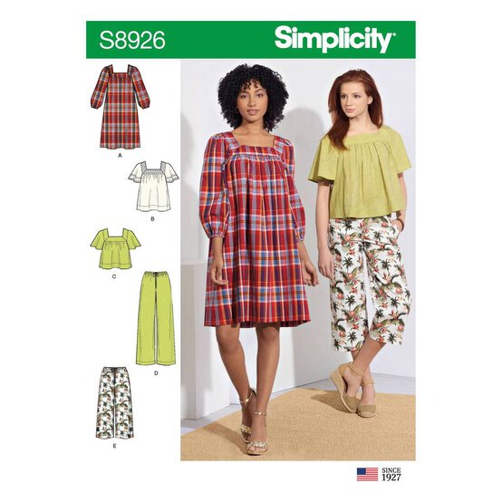 Simplicity Women&rsquo;s Separates Sewing Pattern S8926 (16-24) image number 1
