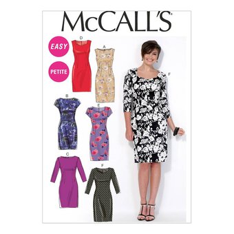 McCall&rsquo;s Petite Dress Sewing Pattern M7085 (6-14)