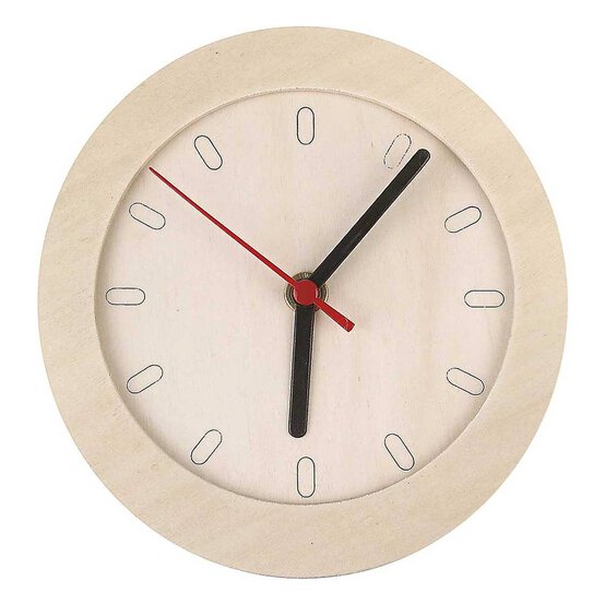 Wooden Clock Kit 15cm image number 1