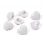 Hemline Pink Novelty Hearts Button 7 Pack image number 1