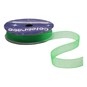Australian Green Organdie Ribbon 9mm x 8m image number 2