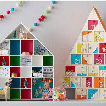 How to Make a Bright Geometric Advent Tree