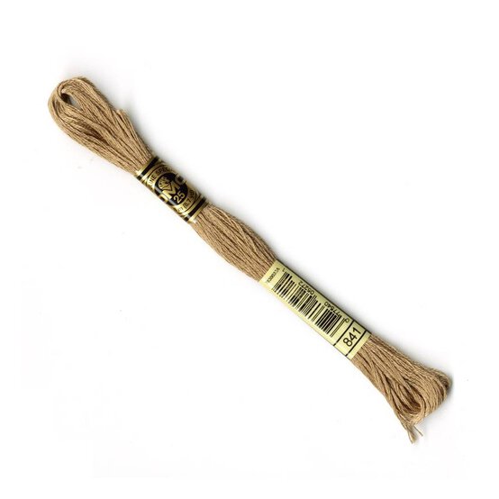 DMC Brown Mouline Special 25 Cotton Thread 8m (841) image number 1