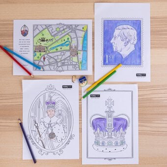 FREE Coronation Kids' Colouring Sheets