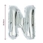 Silver Foil Letter N Balloon image number 2