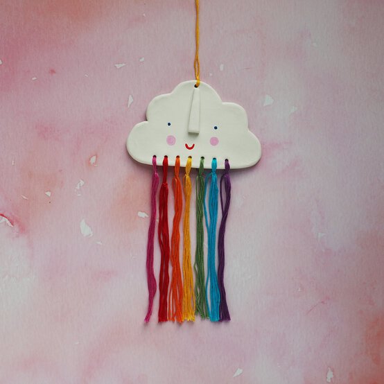 How to Make a Clay Rainbow Cloud image number 1
