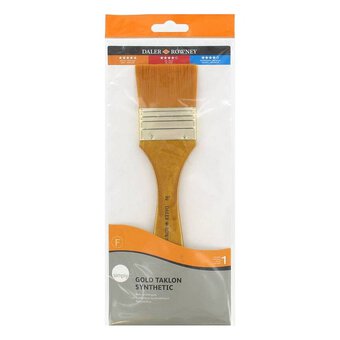 Daler-Rowney Gold Taklon Skyflow Flat Paint Brush