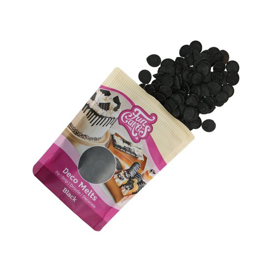 Funcakes Black Deco Melts 250g image number 4