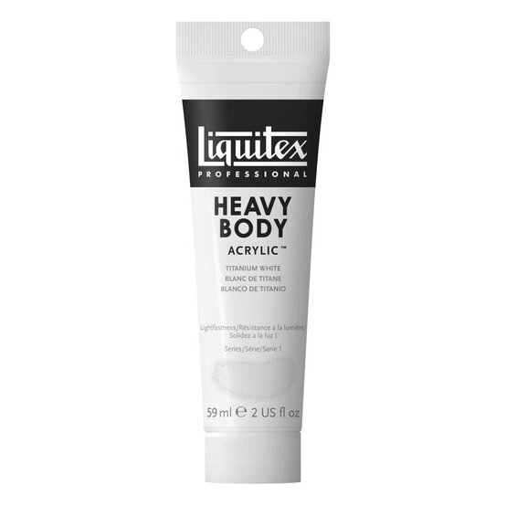 Liquitex Professional Titanium White Heavy Body Acrylic 59ml image number 1