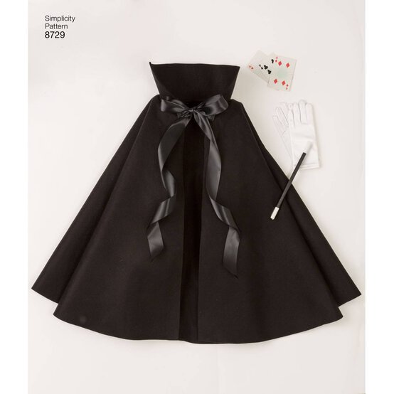 Simplicity Kids&rsquo; Cape Costume Sewing Pattern 8729 (S-L) image number 9