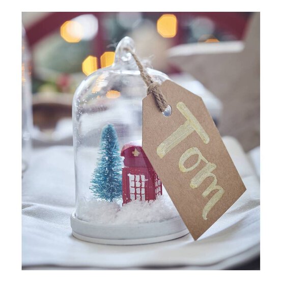 Fillable Glass Cloche Hanging Decoration 10cm image number 2