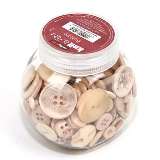 Hobbycraft Button Jar Natural image number 3