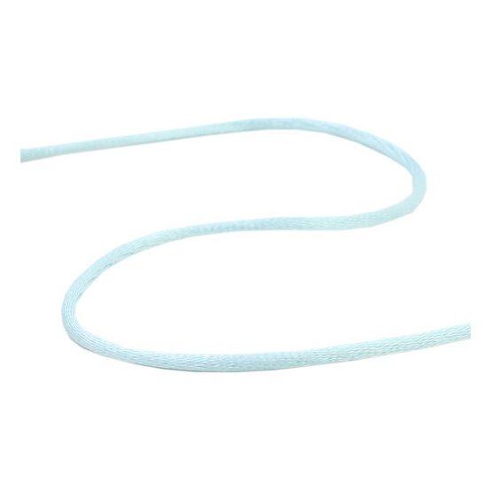 Bright Blue Ribbon Knot Cord 2mm x 10m image number 1