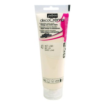Pebeo Linen Deco Creme Paint 120ml