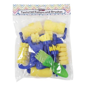 Foam Rollers and Brushes Set 10 Pack