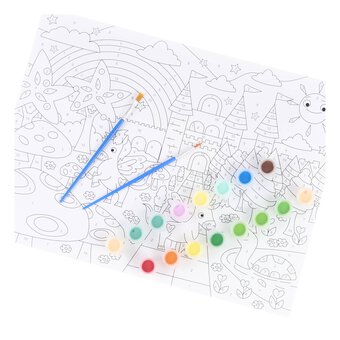 Magical Garden Landscape Paint by Numbers