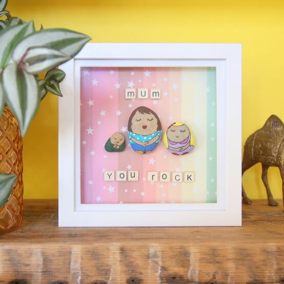 How to Make a Mum You Rock Box Frame image number 1