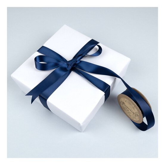 Navy Blue Double-Faced Satin Ribbon 18mm x 5m image number 3