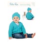 Peter Pan Baby Merino Cardigan and Hat Digital Pattern P1187 image number 1