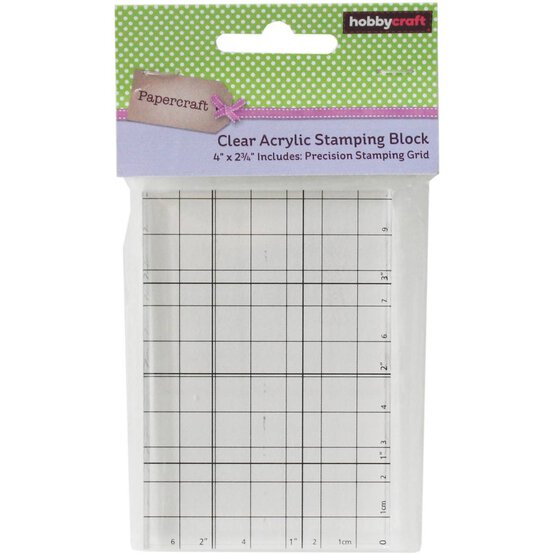 Clear Acrylic Printing Block 10cm x 7cm image number 3