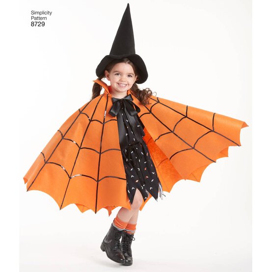 Simplicity Kids&rsquo; Cape Costume Sewing Pattern 8729 (S-L) image number 6