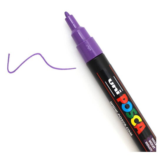Uni-ball Purple Posca Marker PC-3M image number 1