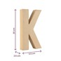 Mache Letter K 20cm image number 3
