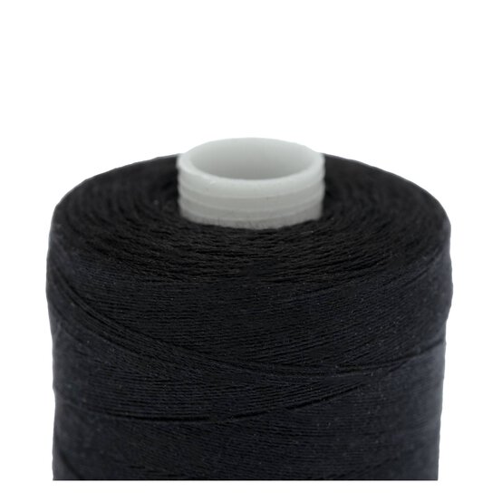Valuecrafts Black Polyester Thread 800m image number 2