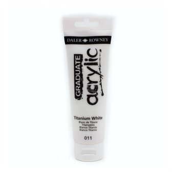 Daler-Rowney Graduate Titanium White Acrylic Paint 120ml
