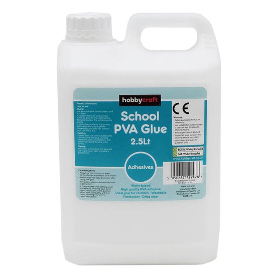 School PVA Glue 2.5 Litres image number 1