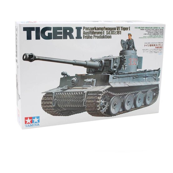 Tamiya Tiger I Early Production Model Kit 1:35 image number 1