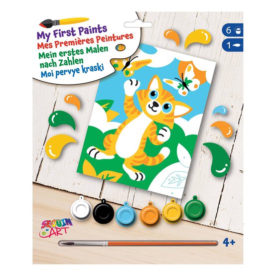 My First Paints Kitten image number 1