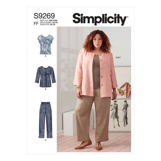 Simplicity Women&rsquo;s Separates Sewing Pattern S9269 (18-24) image number 1