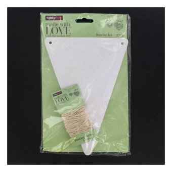 White Paper Bunting Kit 5m