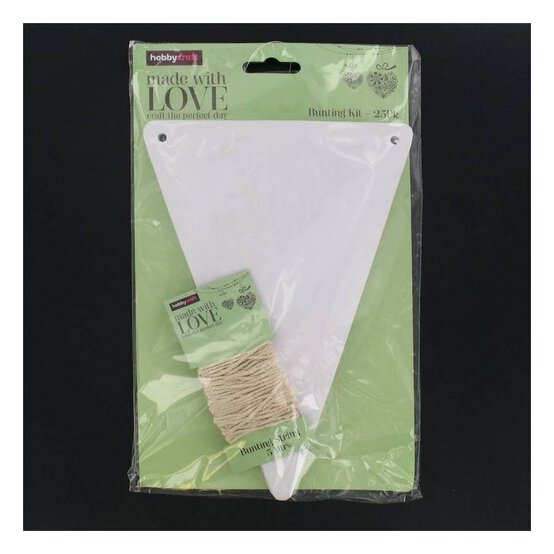 White Paper Bunting Kit 5m image number 2