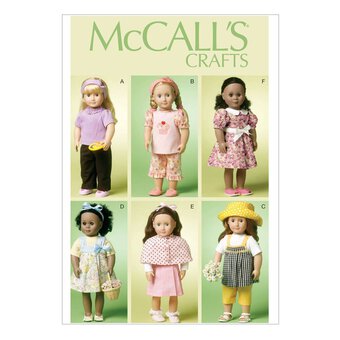 McCall&rsquo;s Doll Clothes Sewing Pattern M6526
