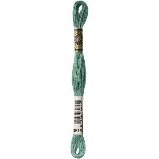 DMC Green Mouline Special 25 Cotton Thread 8m (3816) image number 3