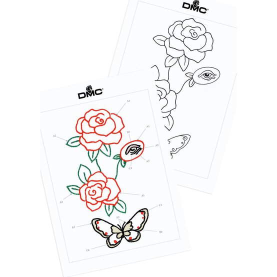 FREE PATTERN DMC Lover's Eye Plant Embroidery 0253 image number 6