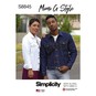 Simplicity Mimi G Denim Jacket Sewing Pattern S8845 (XS-XL) image number 1
