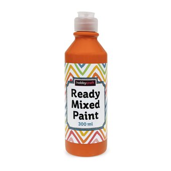 Orange Ready Mixed Paint 300ml
