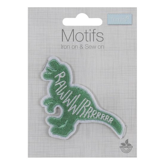 Trimits Dinosaur Iron-On Patch image number 2
